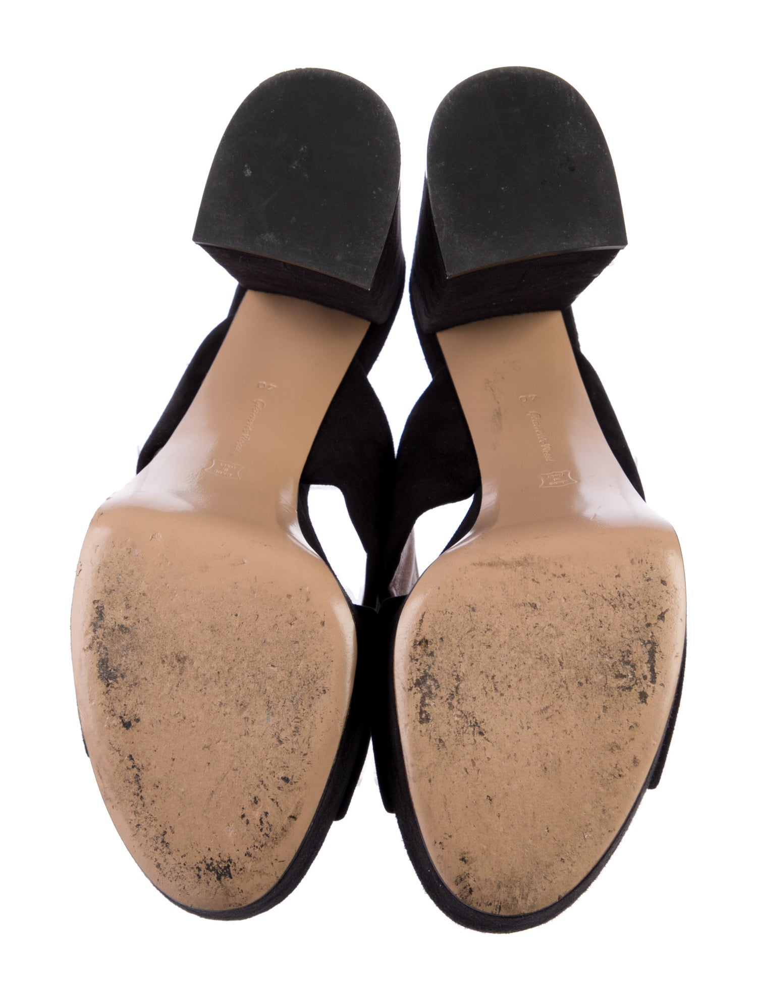 Gianvito Rossi Suede Slides